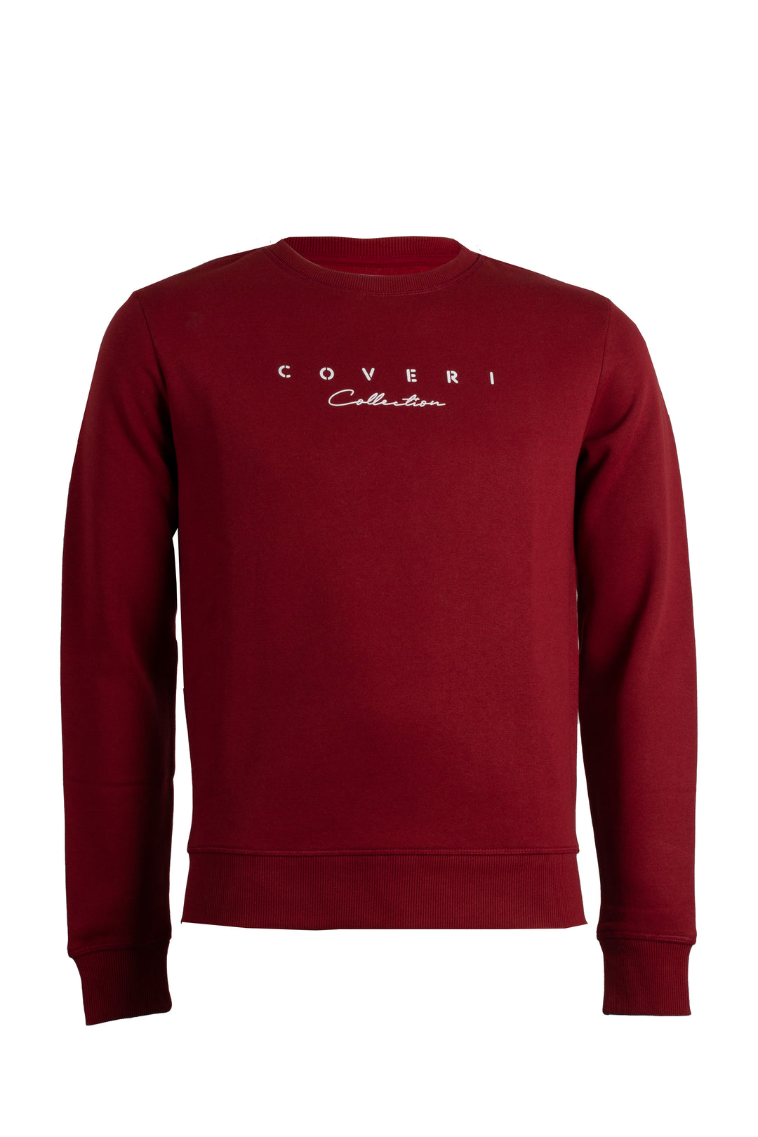 Felpa girocollo con stampa Cover Collection sul petto