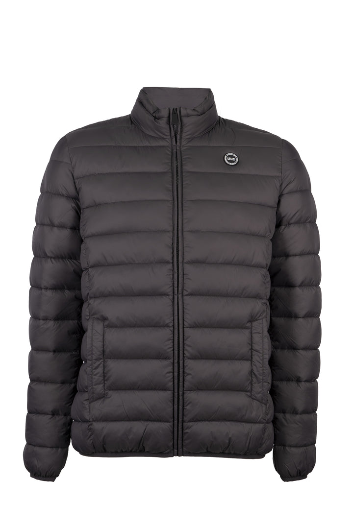 Giubbino 100Gr full zip con interno in cotone Oxford celeste