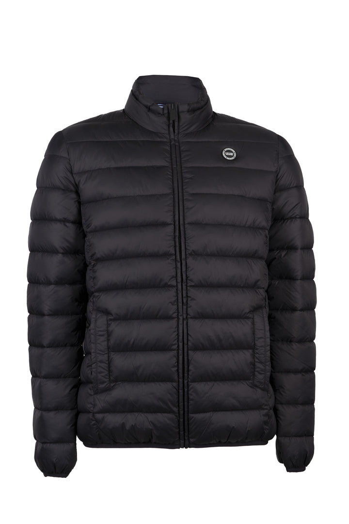 Giubbino 100Gr full zip con interno in cotone Oxford celeste