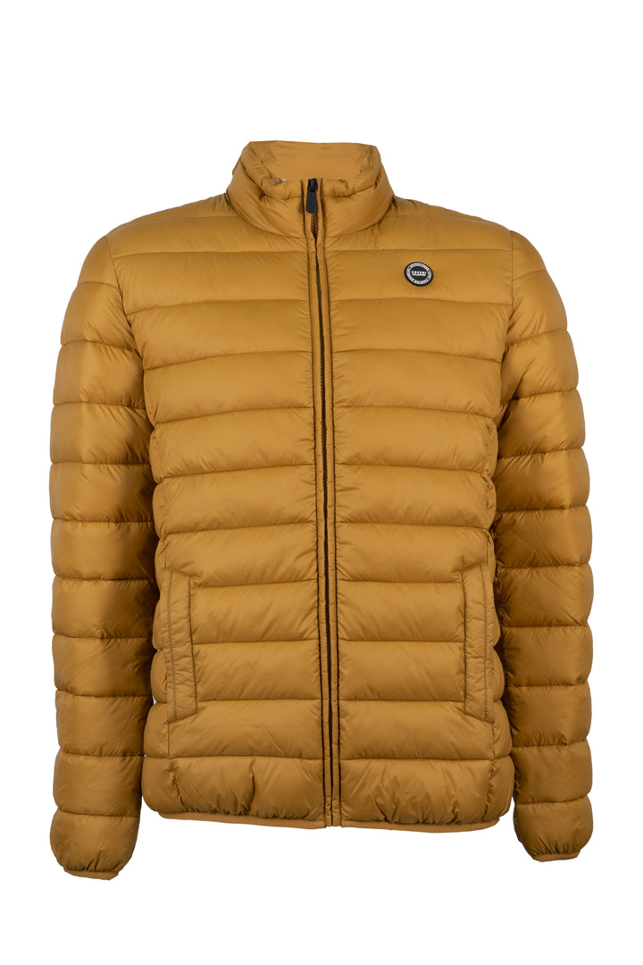 Giubbino 100Gr full zip con interno in cotone Oxford celeste