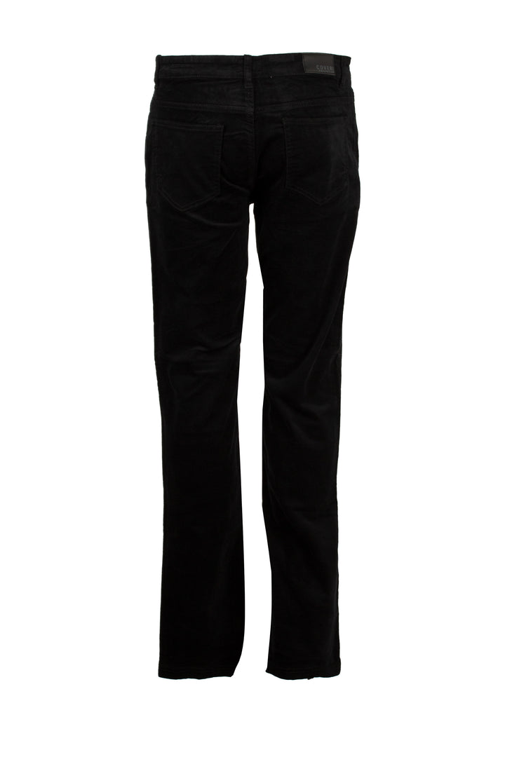 Pantalone 5 tasche in velluto elasticizzato 2000 righe