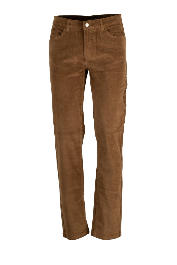 Pantalone 5 tasche in velluto elasticizzato 2000 righe