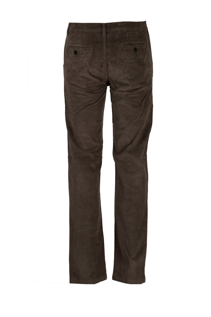Pantalone tasca america in velluto elasticizzato 2000 righe
