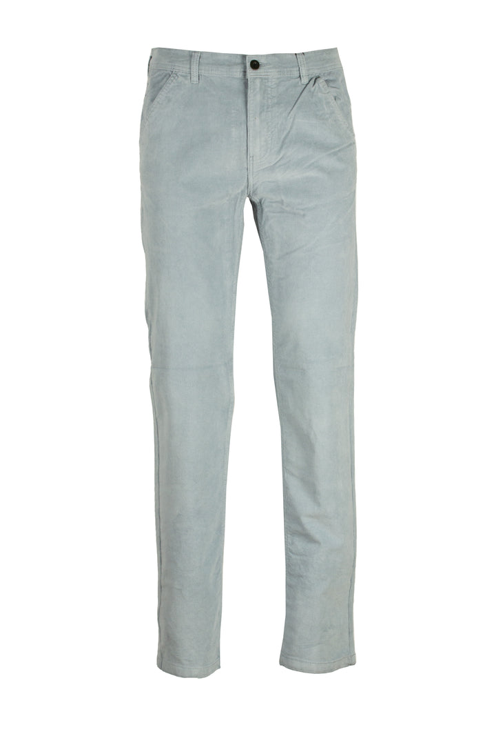 Pantalone tasca america in velluto elasticizzato 2000 righe