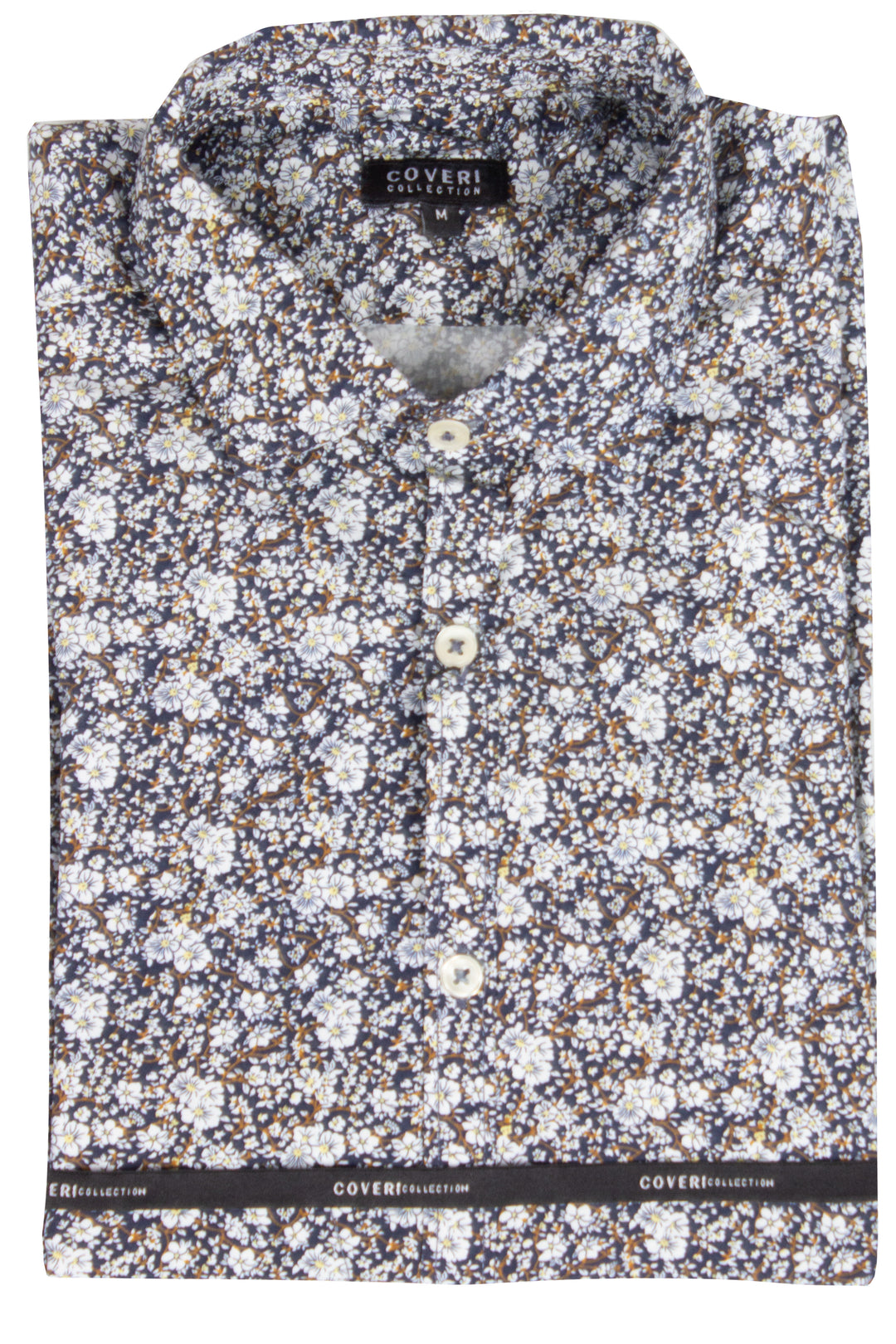 Camicia maniche lunghe con fantasia a fiori