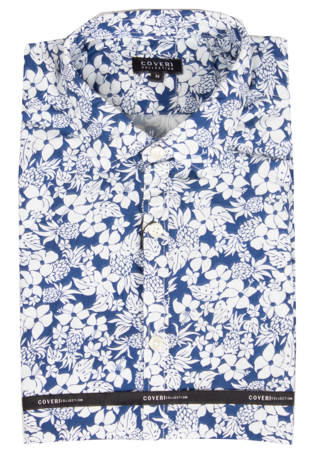 Camicia maniche lunghe con fantasia a fiori