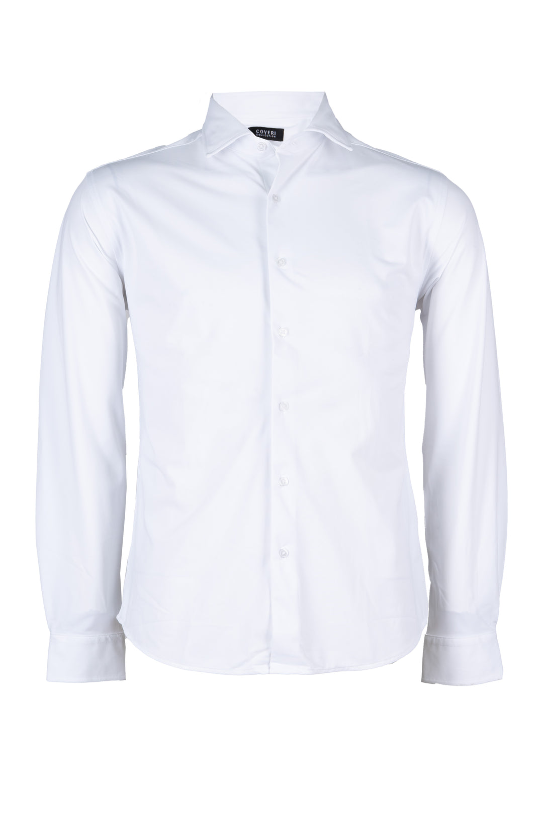 Camicia manica lunga stretch comfort stiro facile tinta unita