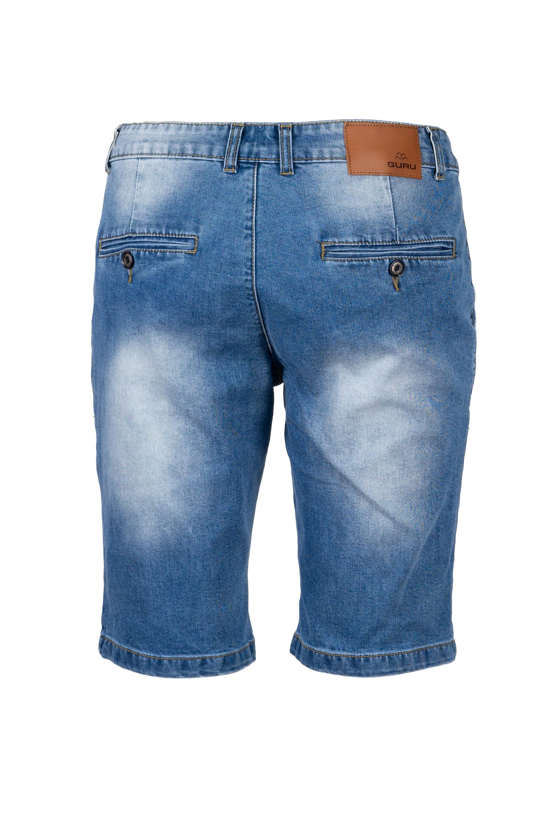 Bermuda jeans Guru con tasca america blue wash