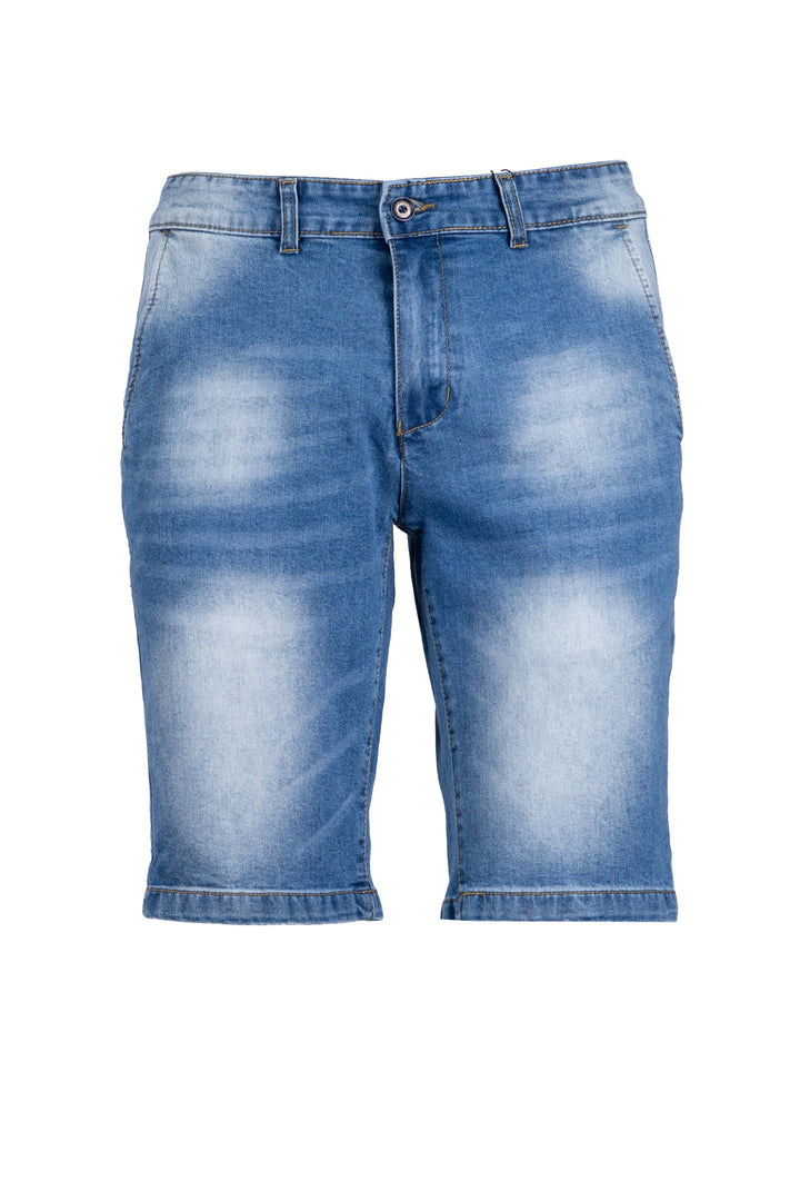 Bermuda jeans Guru con tasca america blue wash