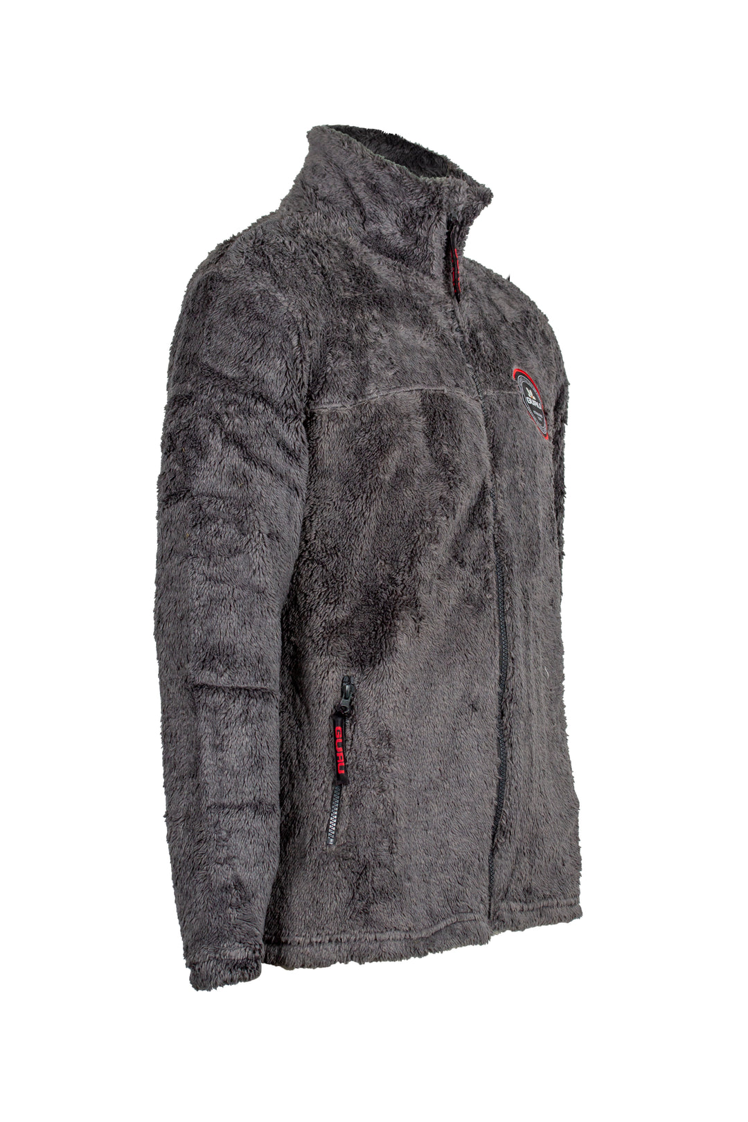 Giacca agnellata Guru con zip intera