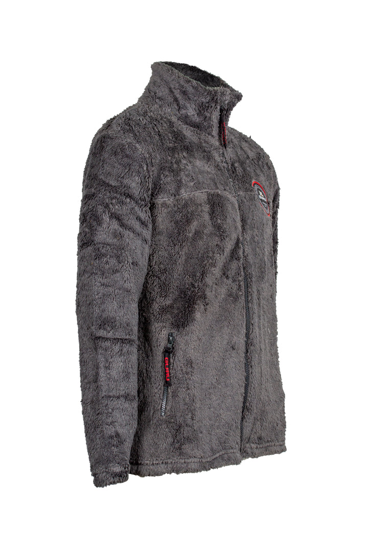 Giacca agnellata Guru con zip intera