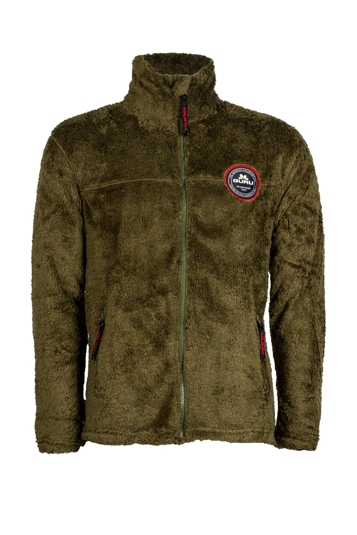 Giacca agnellata Guru con zip intera