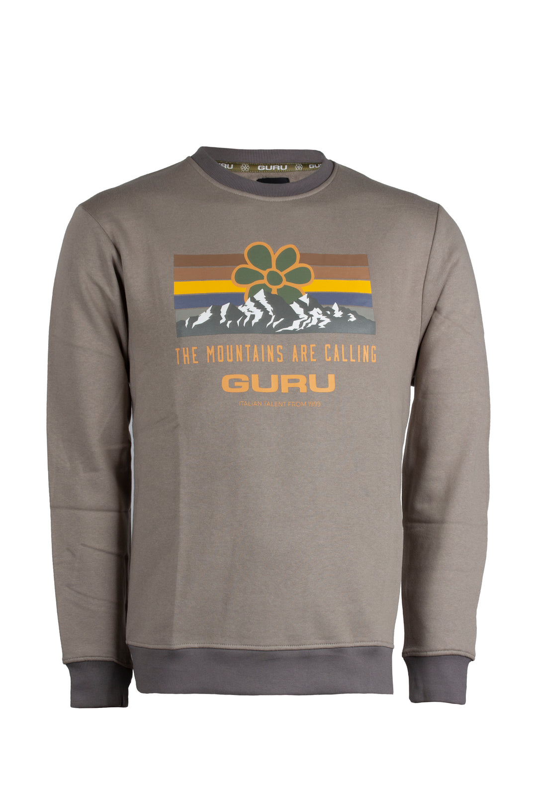 Felpa Guru girocollo con stampa grande