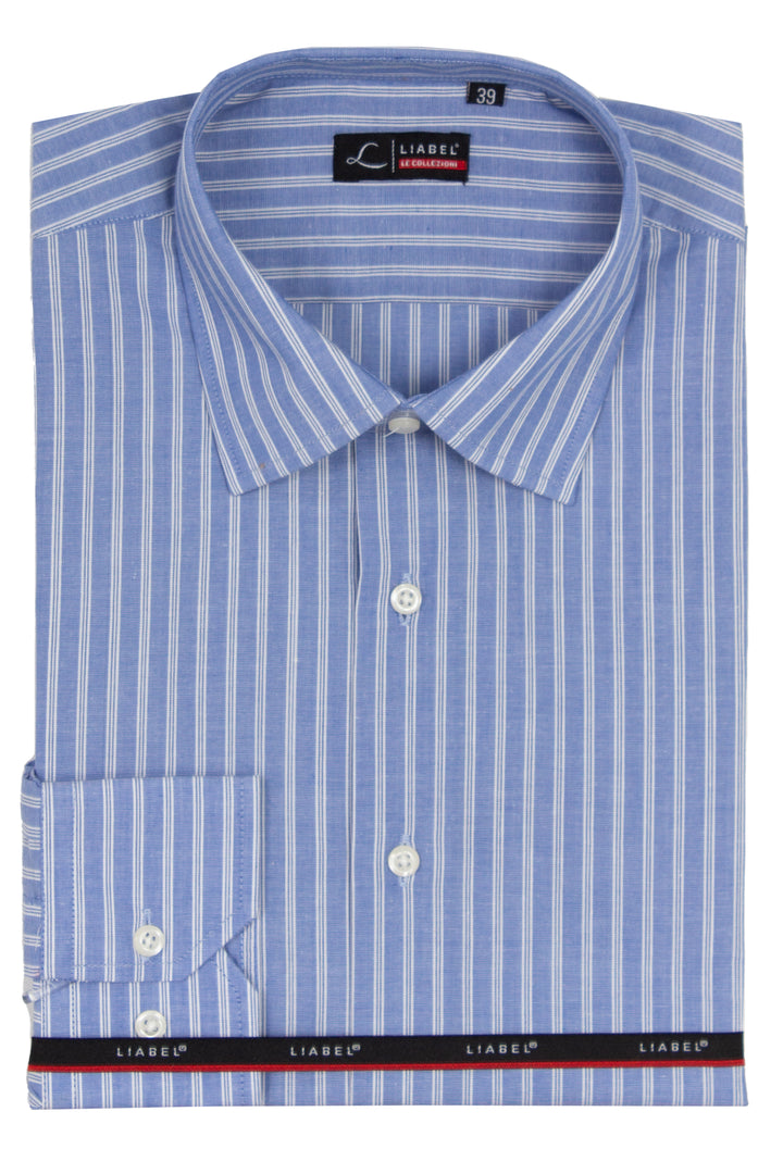 Camicia classica collo classico manica lunga a righe