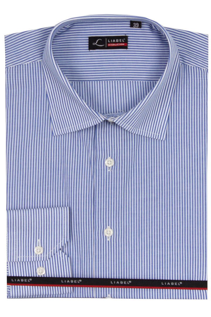Camicia classica collo classico manica lunga a righe
