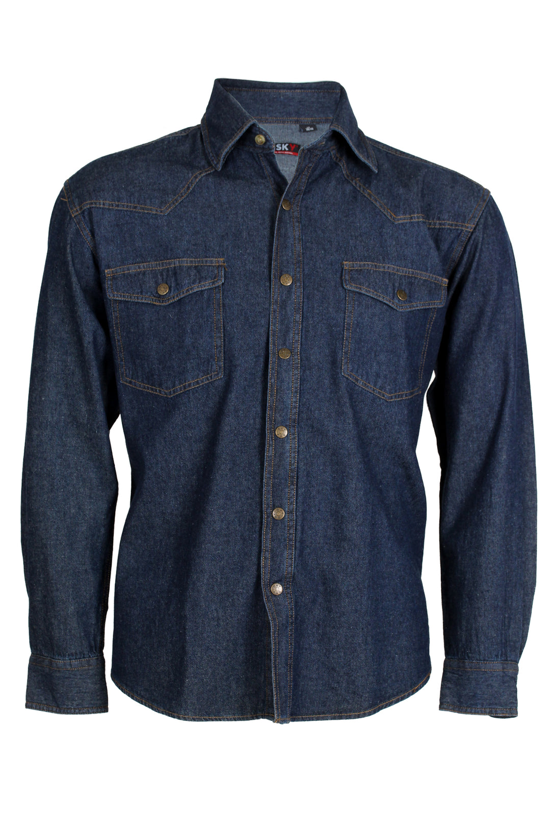 Camicia jeans uomo one wash