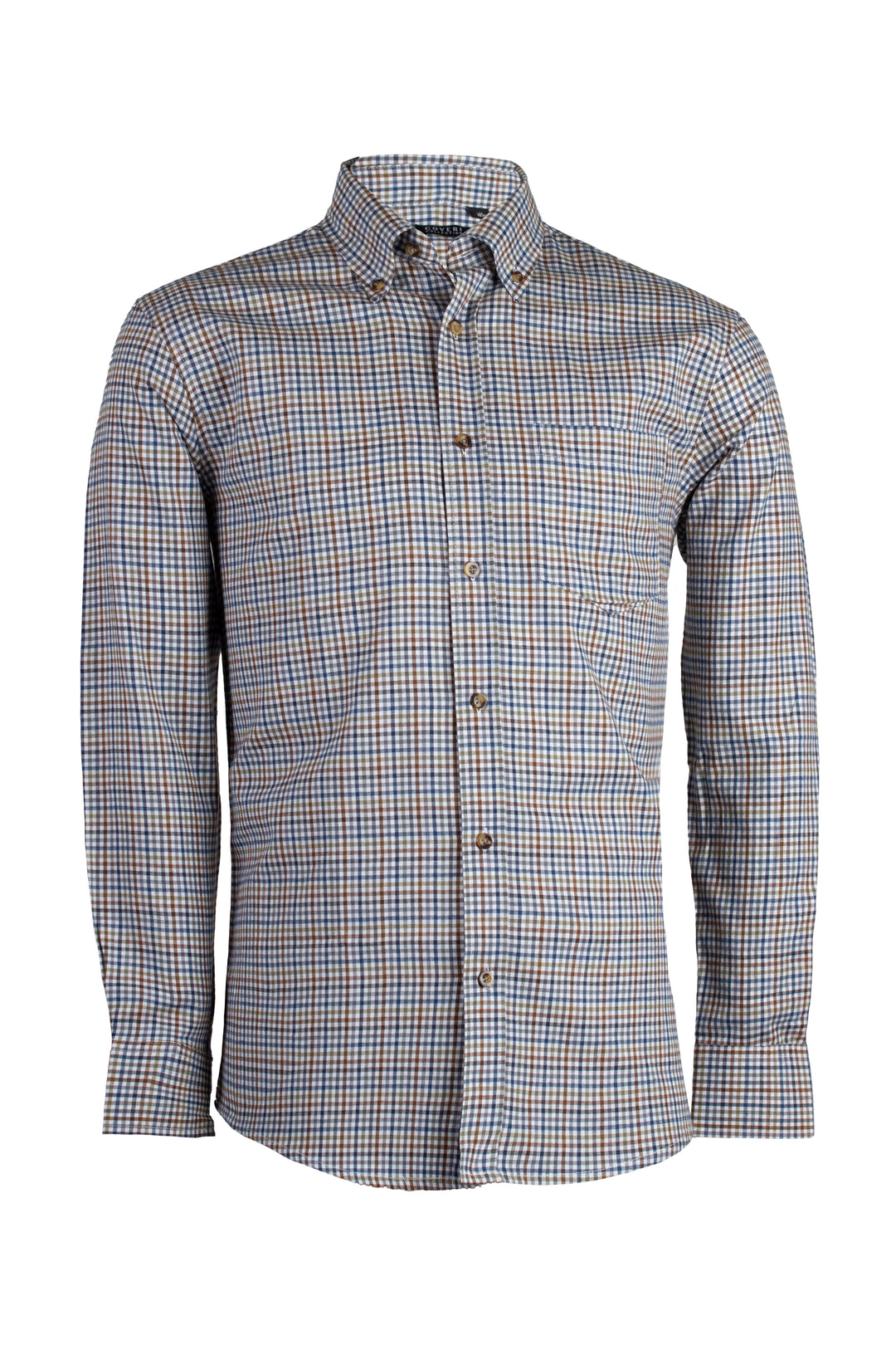 Camicia flanella rasata uomo a quadretti