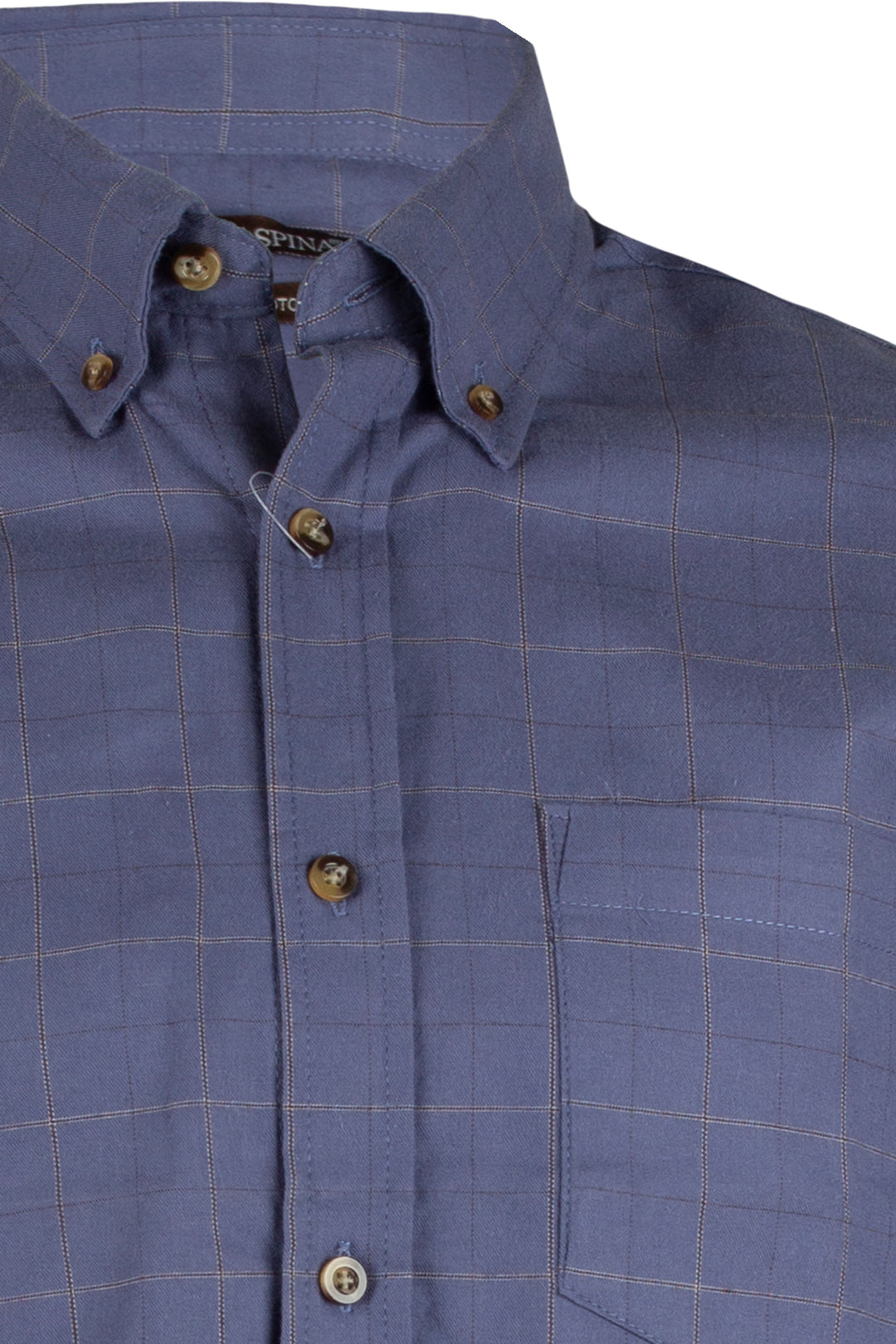 Camicia in flanella rasata uomo