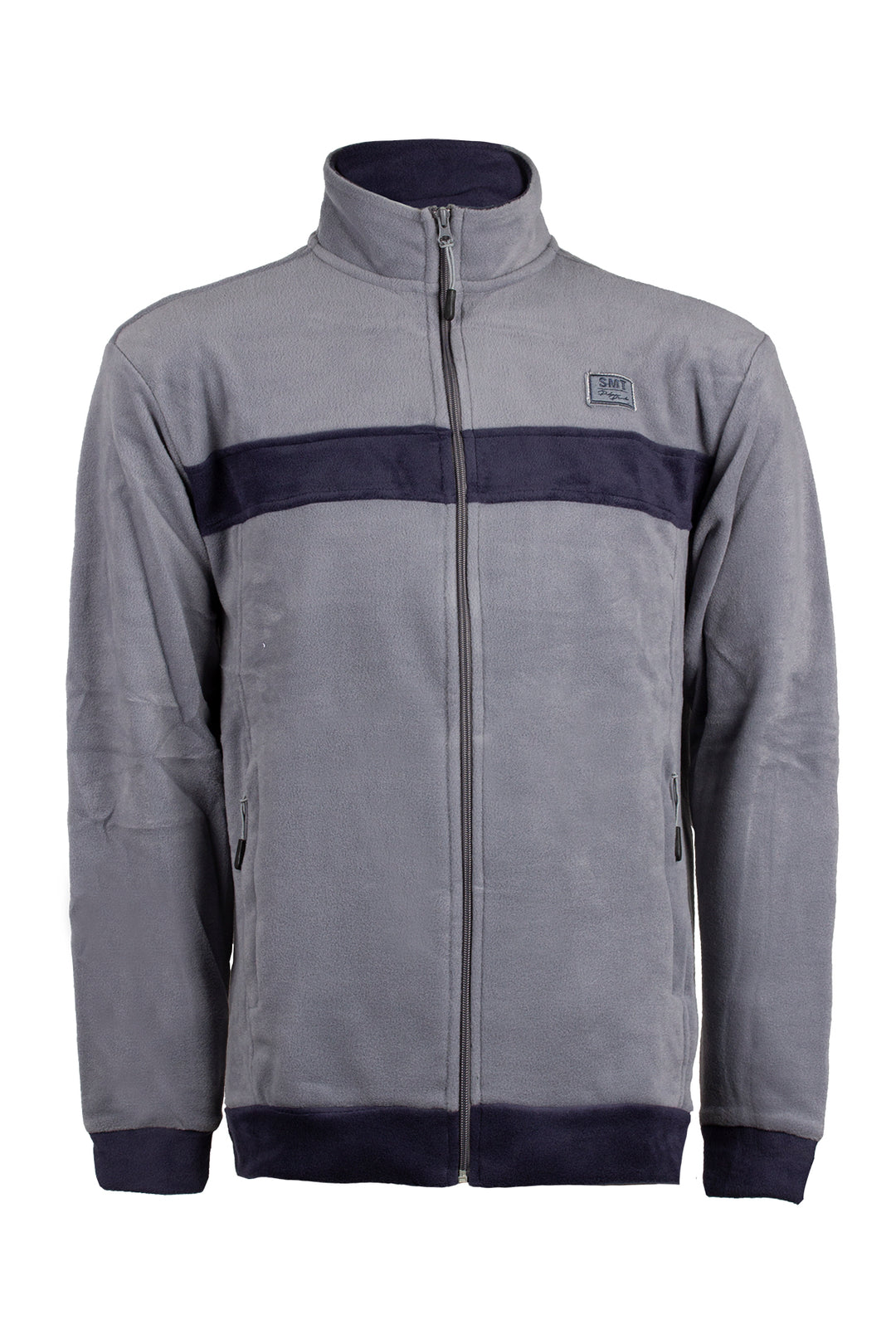 Felpa in pile full zip uomo