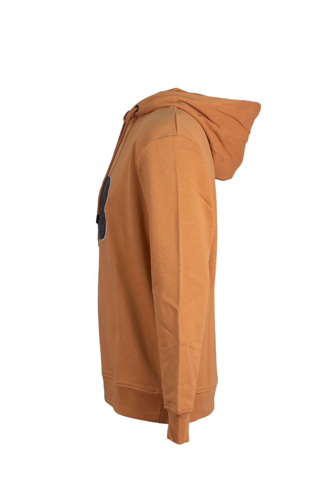 Felpa con cappuccio e grande patch sul petto
