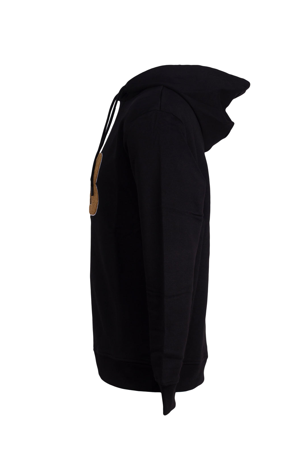 Felpa con cappuccio e grande patch sul petto