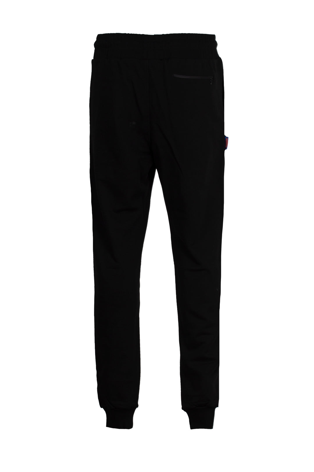 Pantalone jogger in felpa con coulisse e polsino alla caviglia