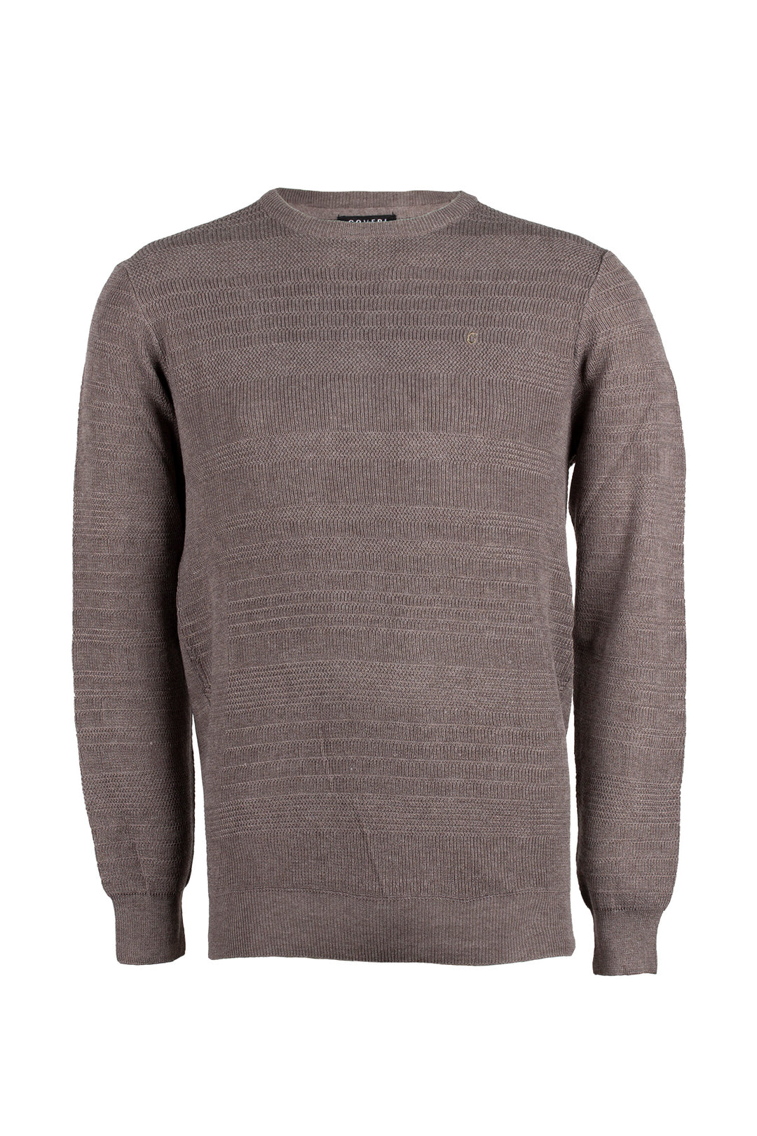 Pullover girocollo tinta unita