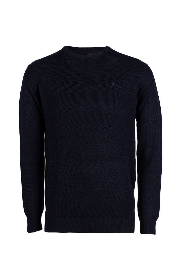 Pullover girocollo tinta unita