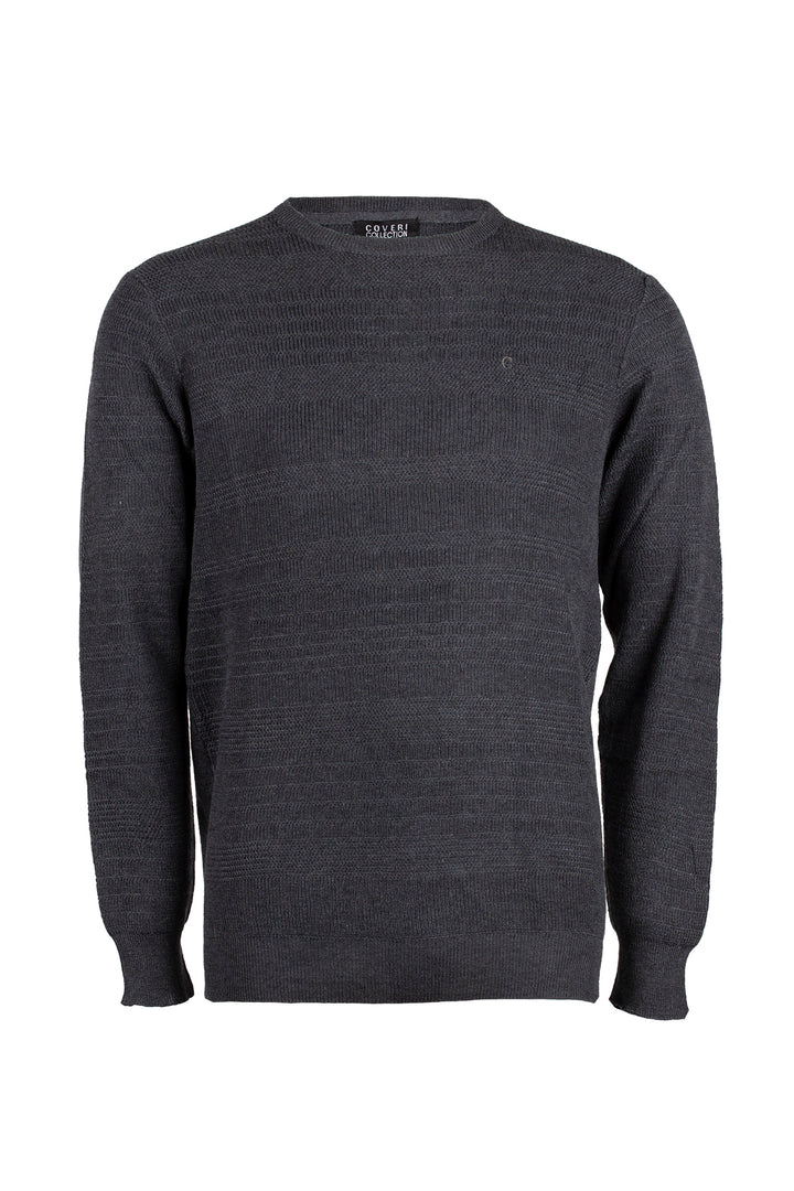 Pullover girocollo tinta unita
