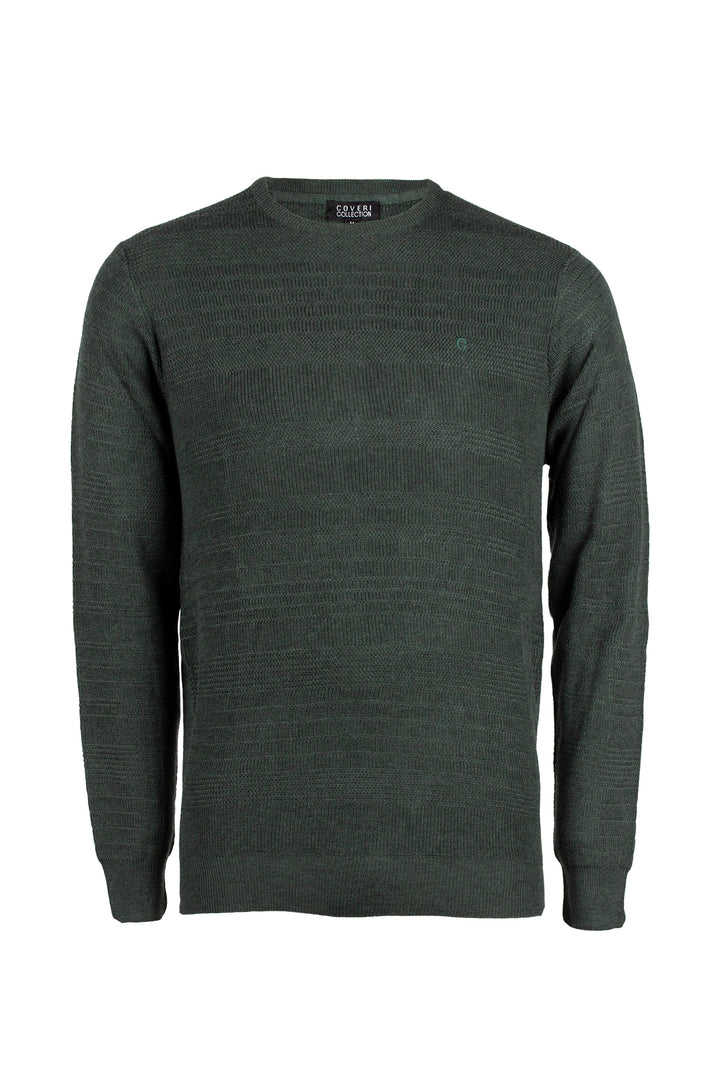 Pullover girocollo tinta unita