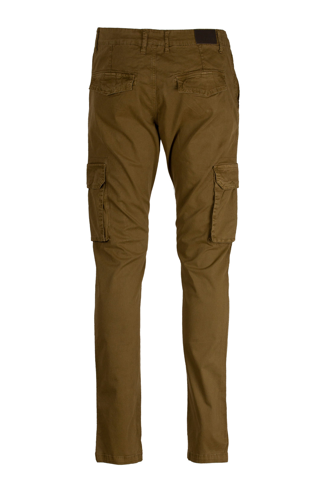 Pantaloni cargo twill di cotone slim fit