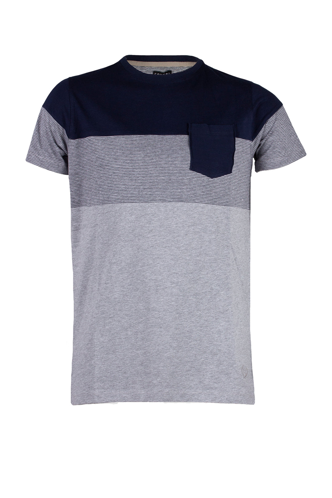 T-Shirt uomo girocollo a fasce