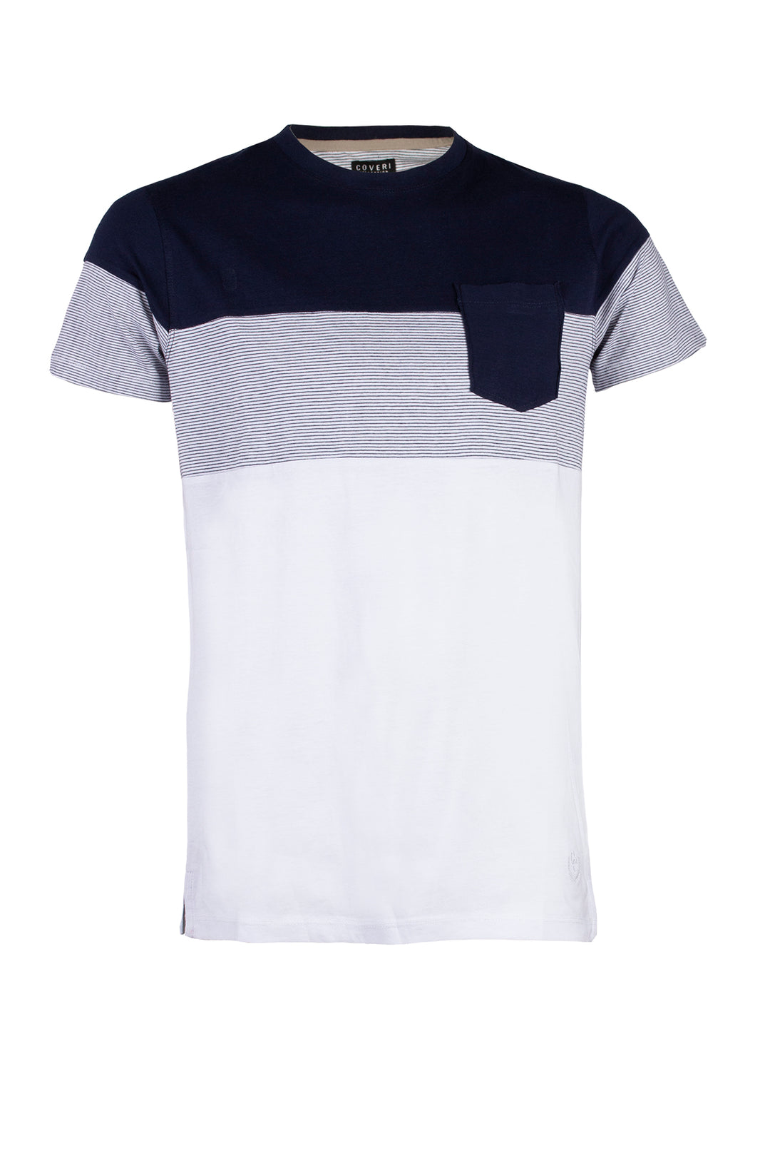 T-Shirt uomo girocollo a fasce