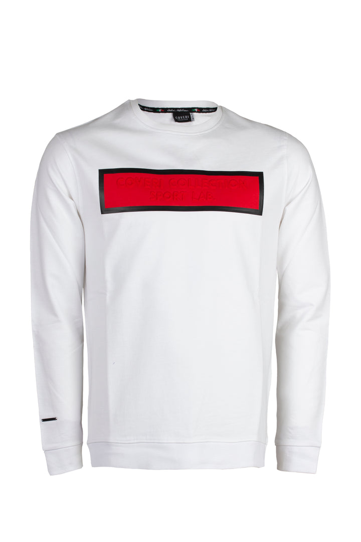 Felpa da uomo stampata a rilievo