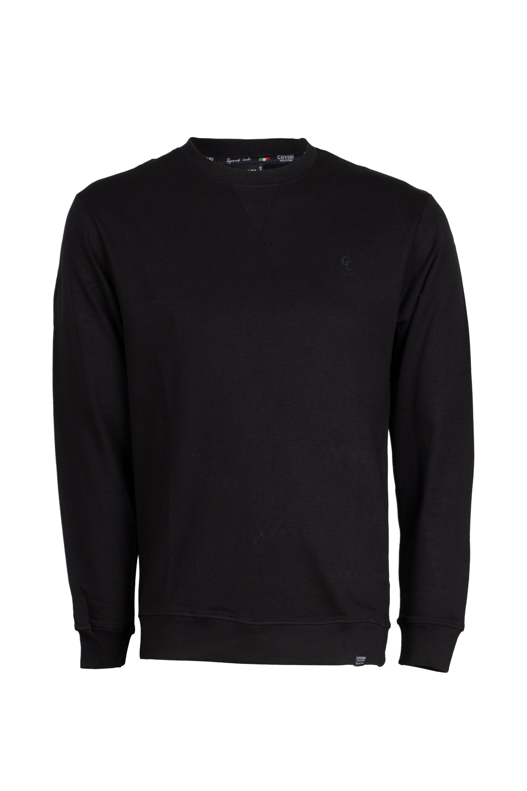 Felpa girocollo con stampa sul cuore