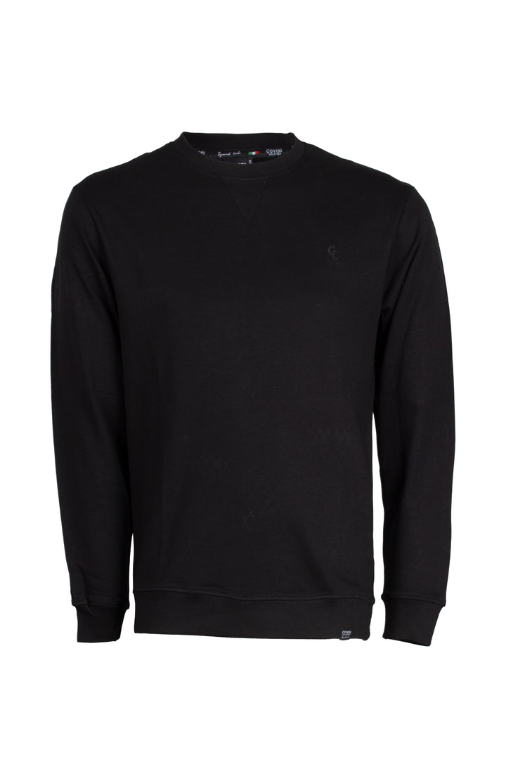 Felpa girocollo con stampa sul cuore