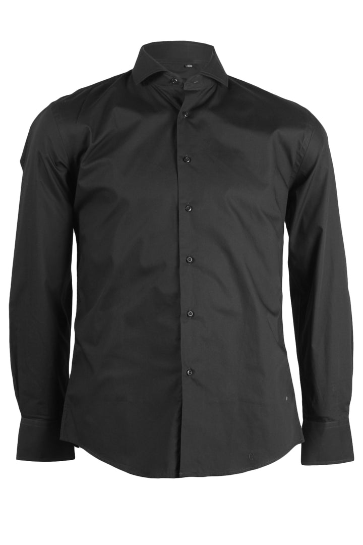 Camicia classica uomo con collo francese