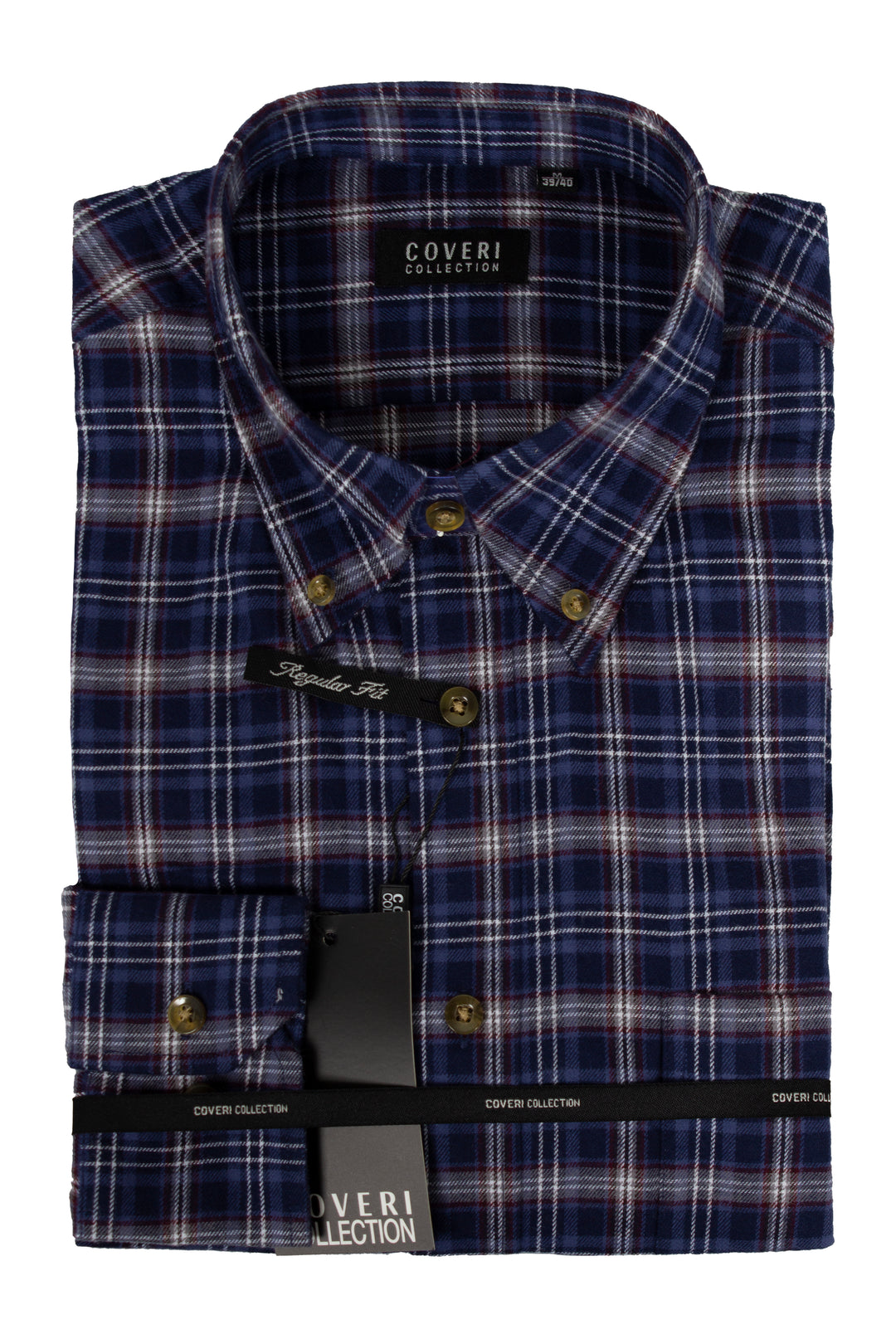 Camicia uomo in flanella button down