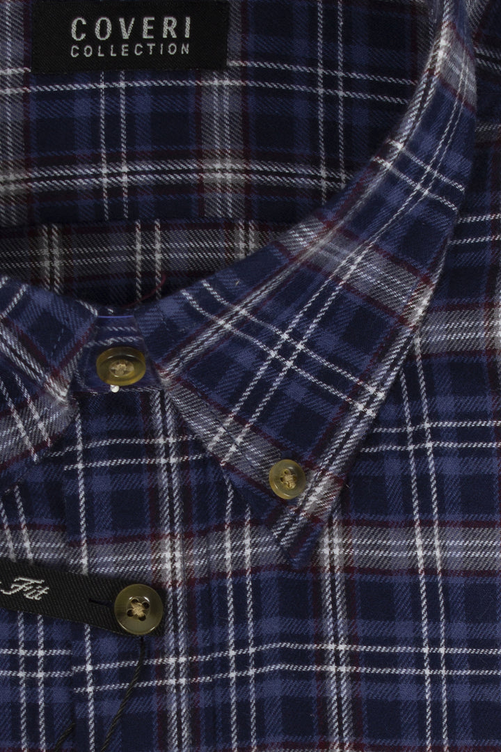 Camicia uomo in flanella button down