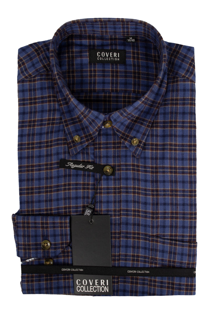 Camicia uomo in flanella button down