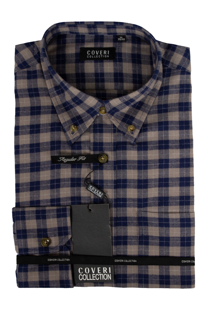 Camicia uomo in flanella button down
