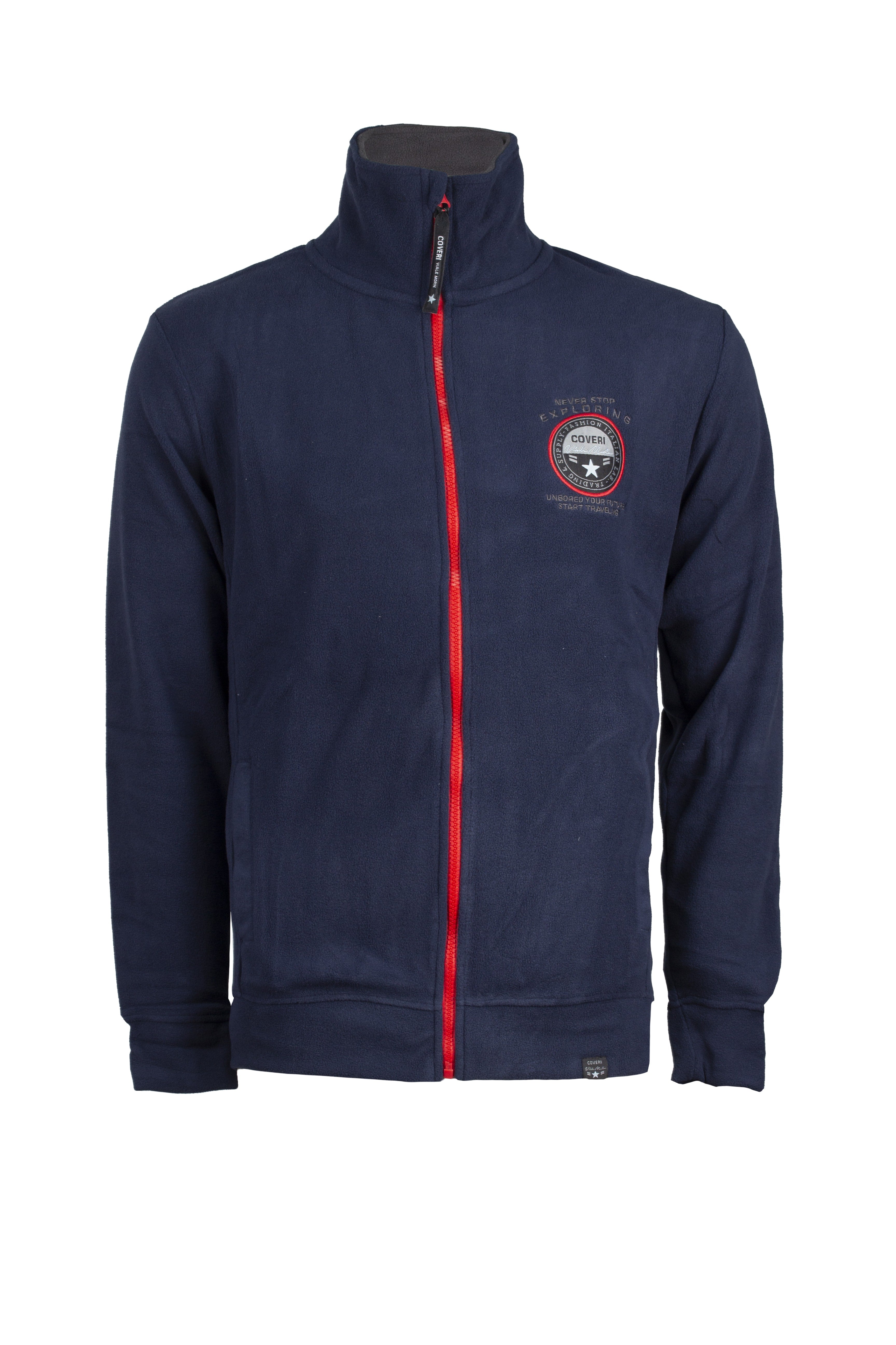 Felpa in neoprene con collo con zip - Nero - - 20.00 Felpa in neoprene con collo con zip - Nero - - 20.00