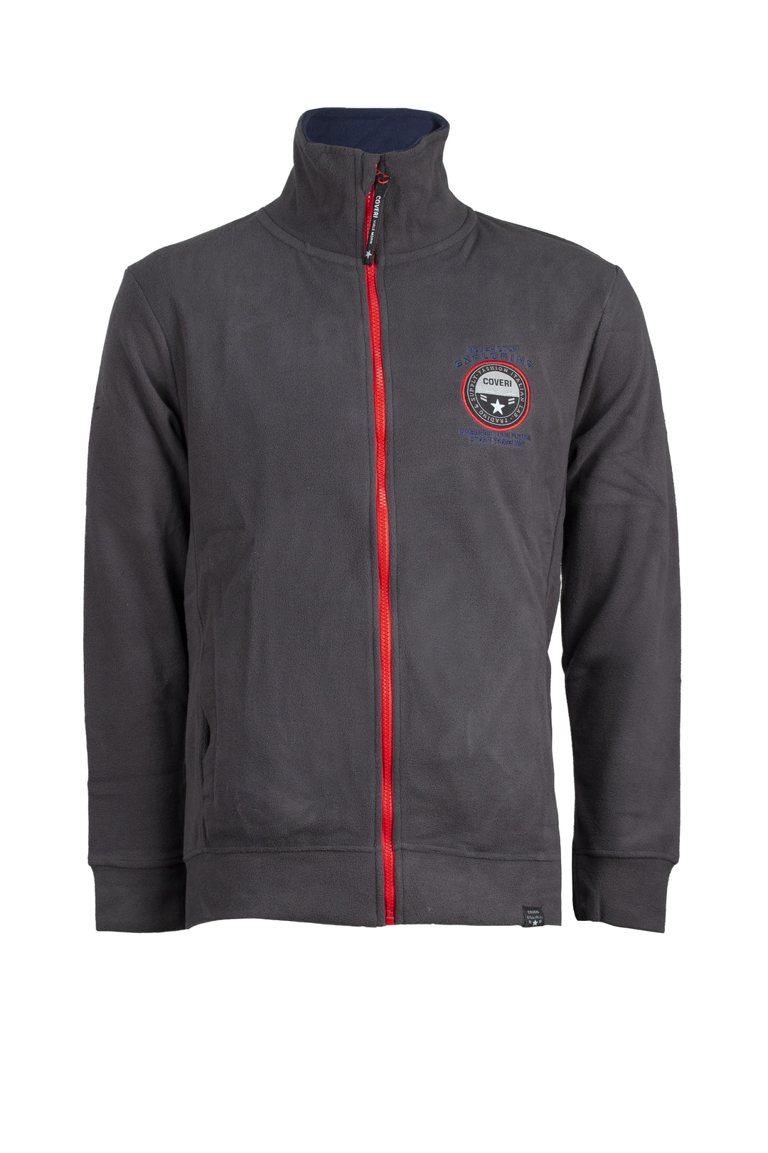 Felpa uomo in pile full zip