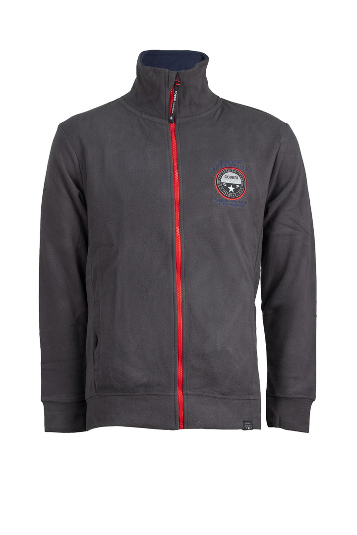 Felpa uomo in pile full zip