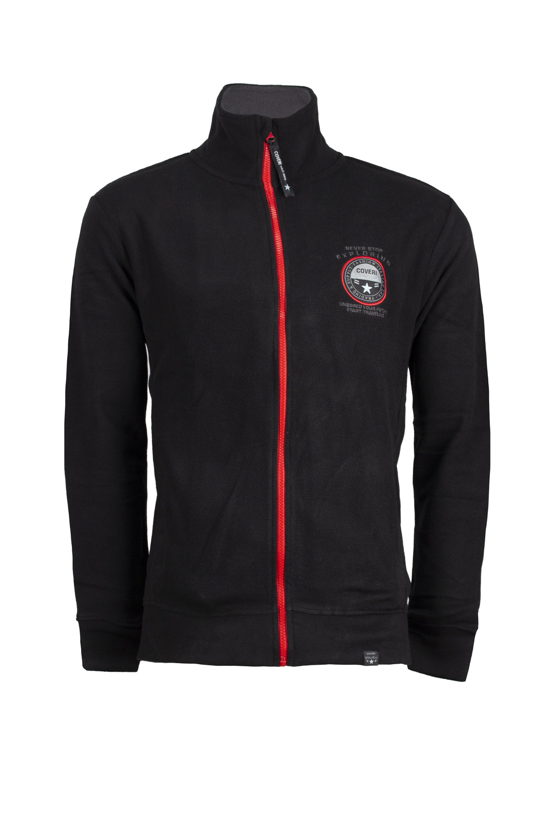 Felpa uomo in pile full zip