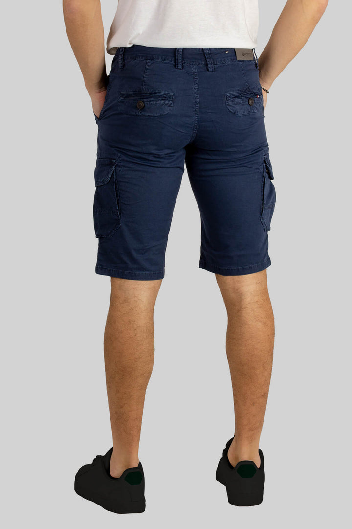 Bermuda uomo modello cargo in puro cotone