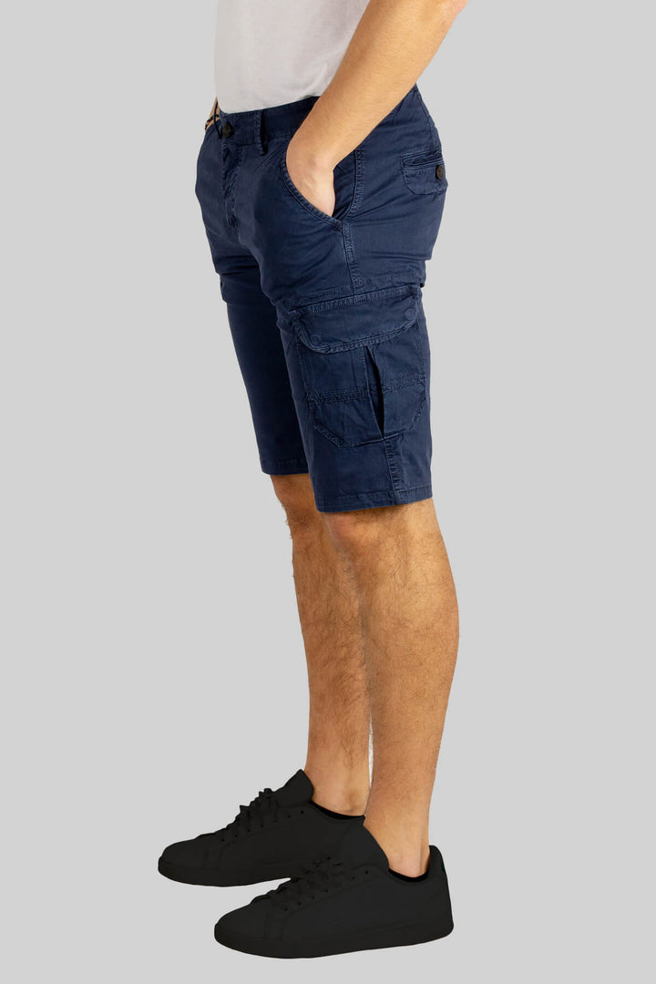 Bermuda uomo modello cargo in puro cotone