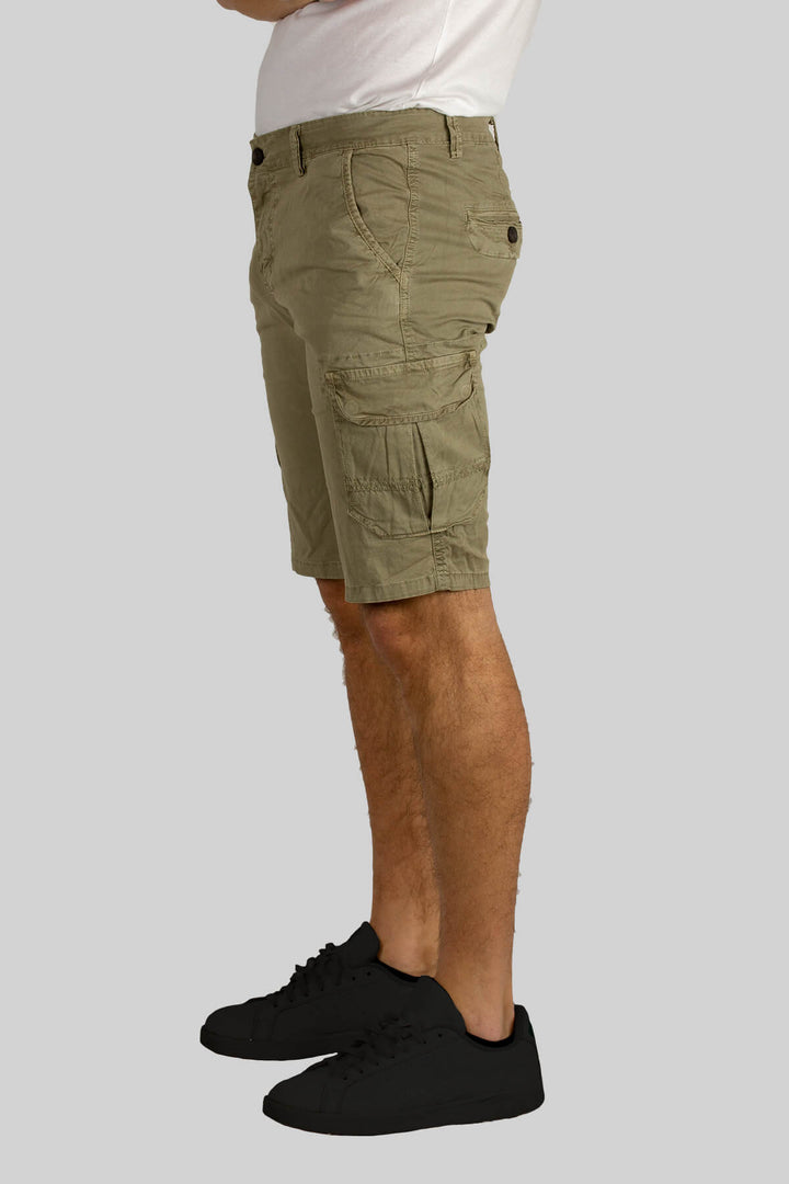 Bermuda uomo modello cargo in puro cotone