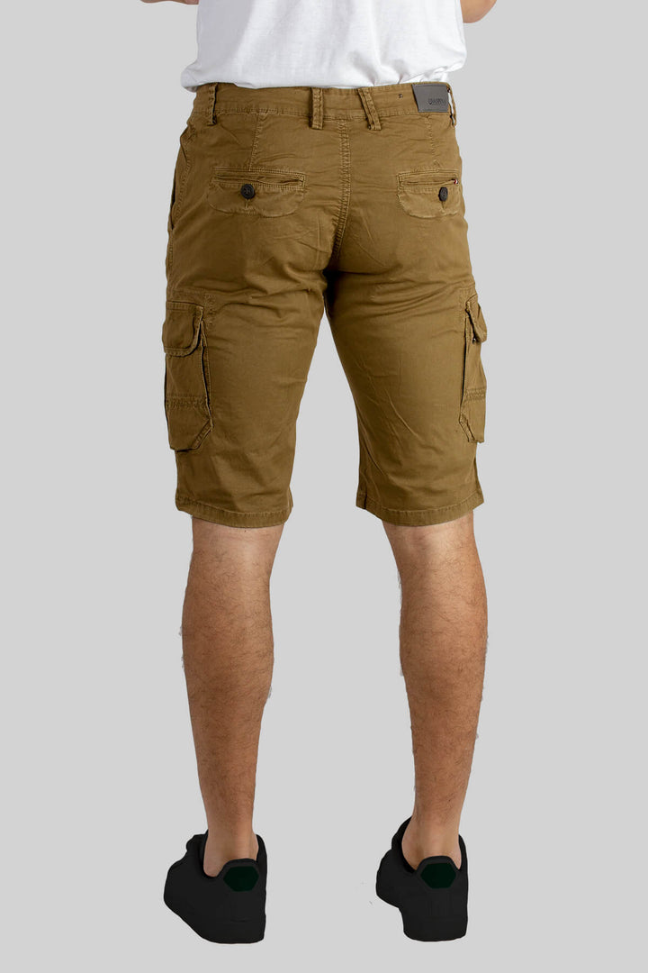 Bermuda uomo modello cargo in puro cotone