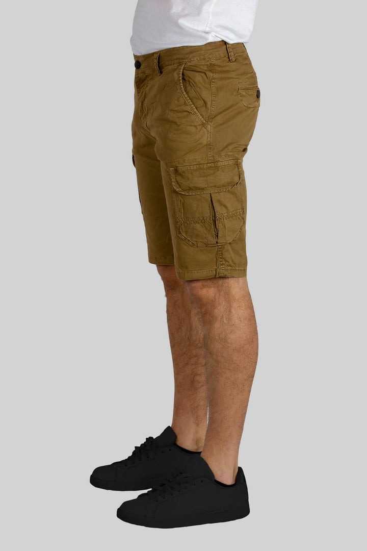 Bermuda uomo modello cargo in puro cotone